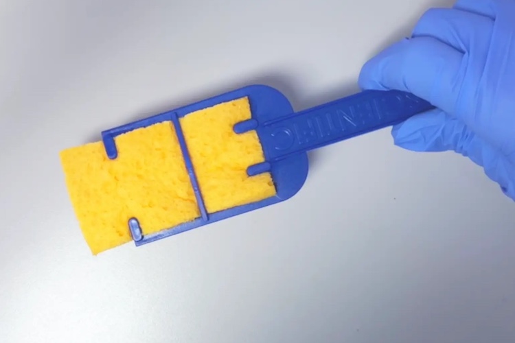 A sampling sponge from Weber Scientific to be used for analysis. Part of IEH family.