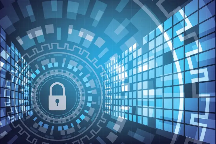 cyber security background.